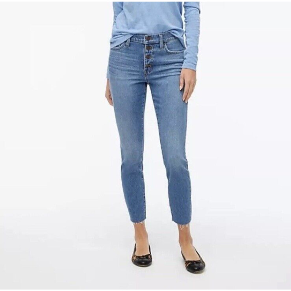 NWT J.Crew 9" Mid Rise Skinny Jeans Size 27 MSRP $98